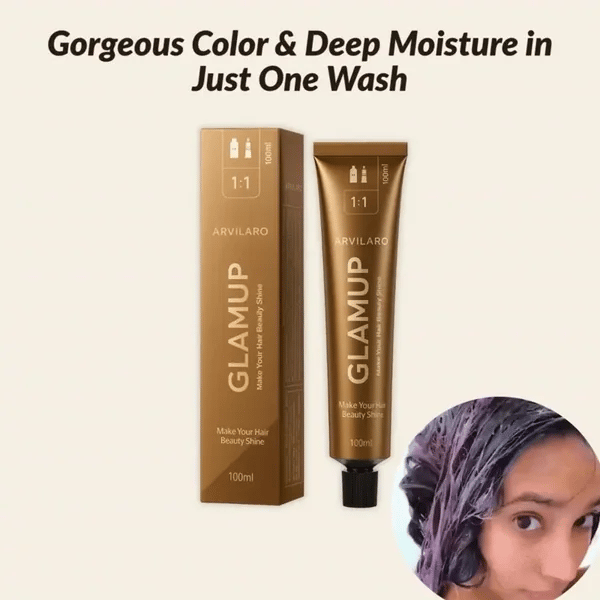 1+1 FREE | GlamUp™ Non-Bleaching Hair Nourishing Hair Coloring Dye